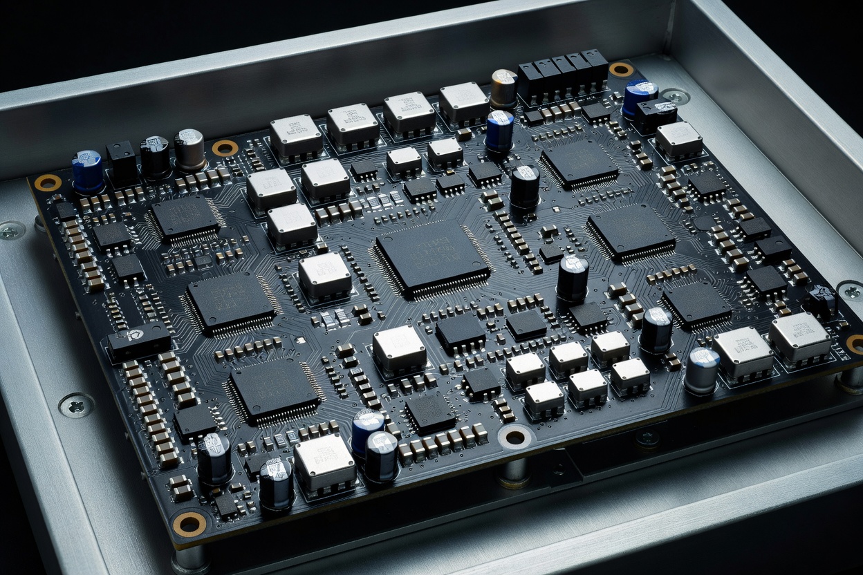 Modernized electronic elevator controller board and digital inverter components